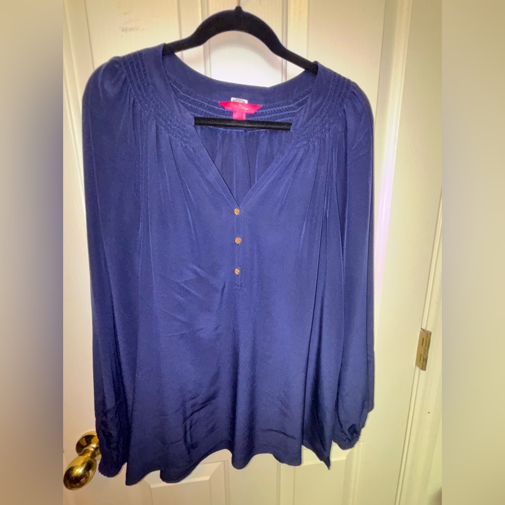 Lily Pulitzer Elsa silk top